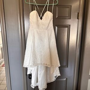 Elegant White Lace Dress